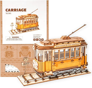 3D Wooden Puzzle Vintage Car/carriage Model