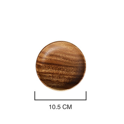 Wooden plate household snack plate
