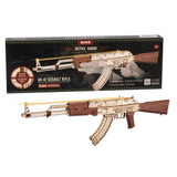 3D Wooden Puzzle Automatic Rifle AK-47