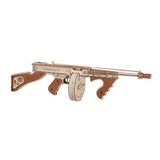 3D Wooden Puzzle Thompson Submachine Gun