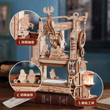 3D Wooden Puzzle Model Mechanical Gears