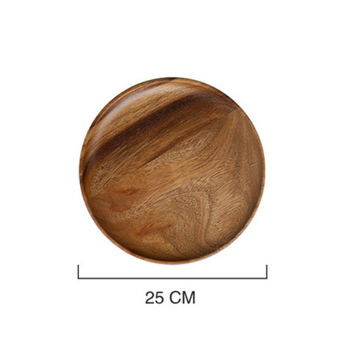 Wooden plate household snack plate