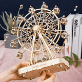 3D Puzzle Rotatable Ferris Wheel Model