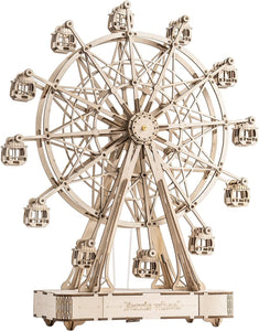3D Puzzle Rotatable Ferris Wheel Model