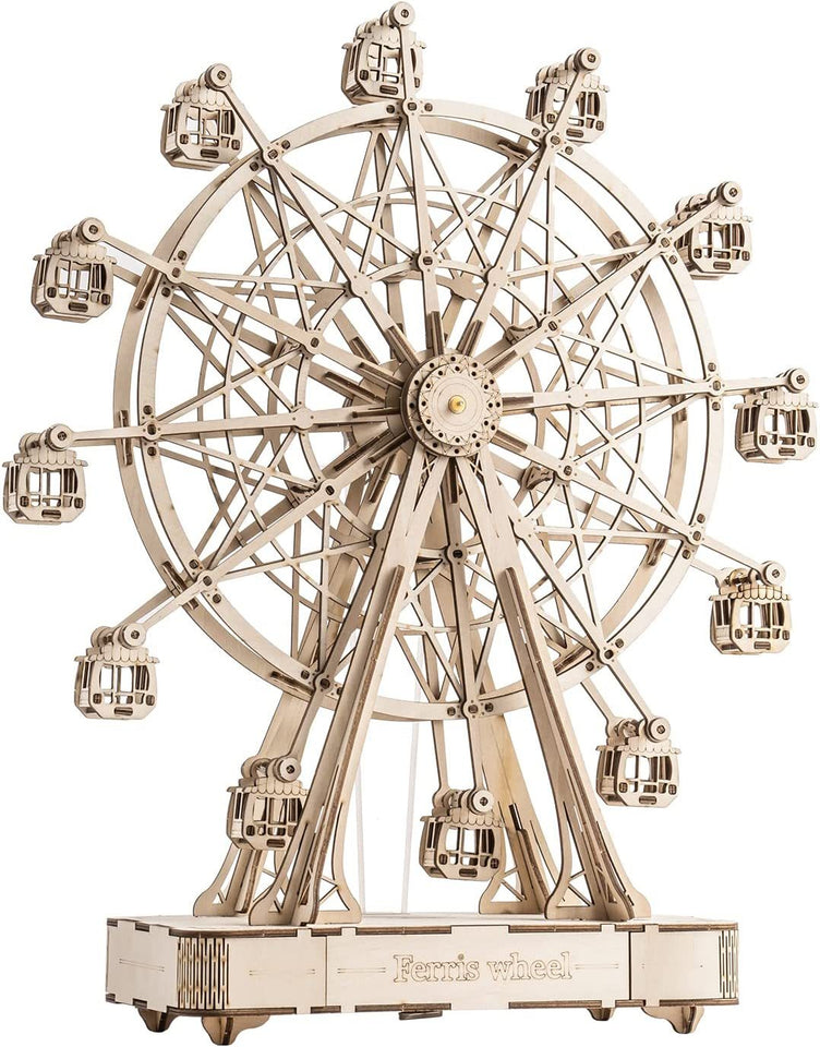 3D Puzzle Rotatable Ferris Wheel Model