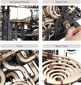 3D Wooden Puzzle Marble Night City