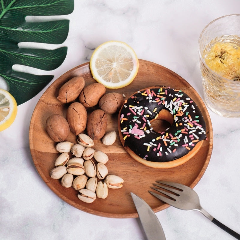 Wooden plate household snack plate