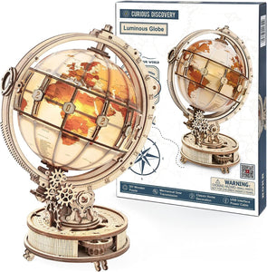 3D Wooden Puzzle Luminous Globe 180PCS Model