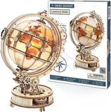 3D Wooden Puzzle Luminous Globe 180PCS Model