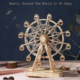 3D Puzzle Rotatable Ferris Wheel Model