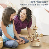 3D Wooden Puzzle Air traffic control tower Musical Box
