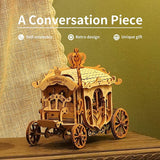 3D Wooden Puzzle Vintage Car/carriage Model