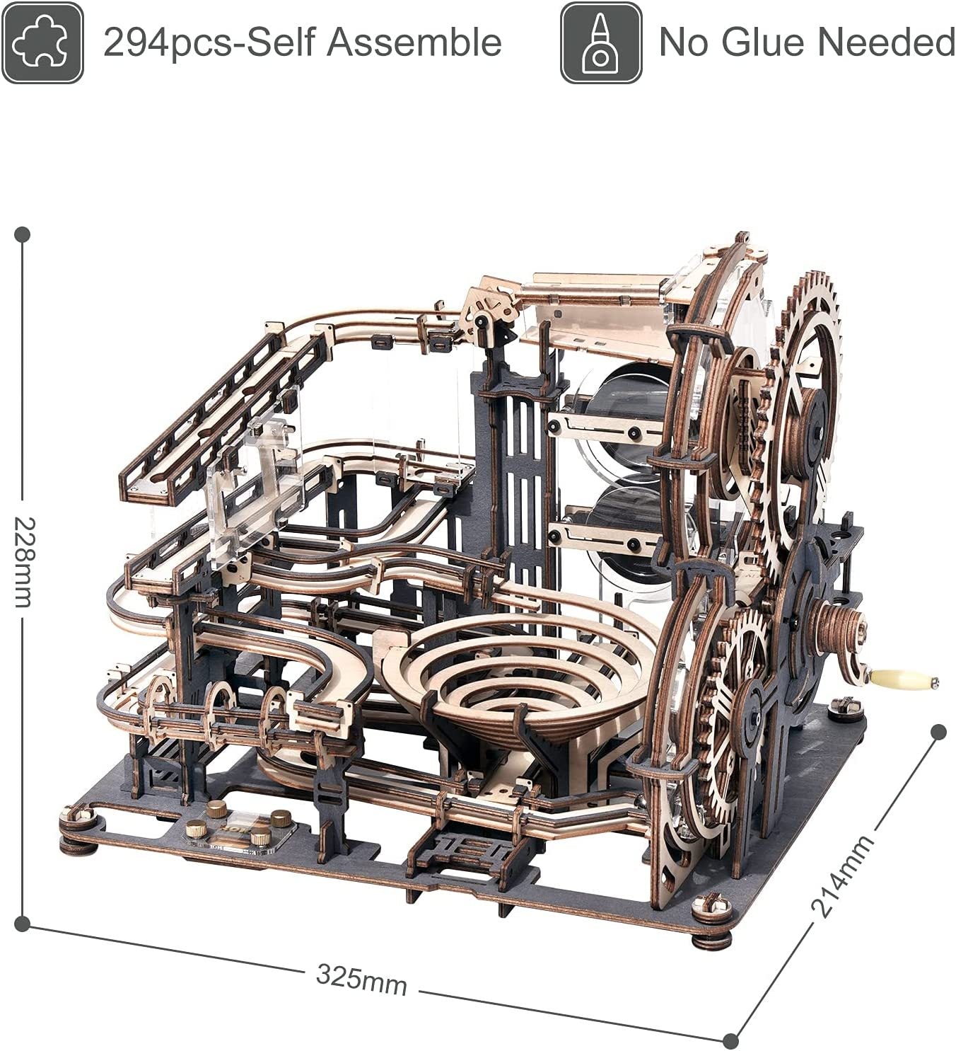 3D Wooden Puzzle Marble Night City