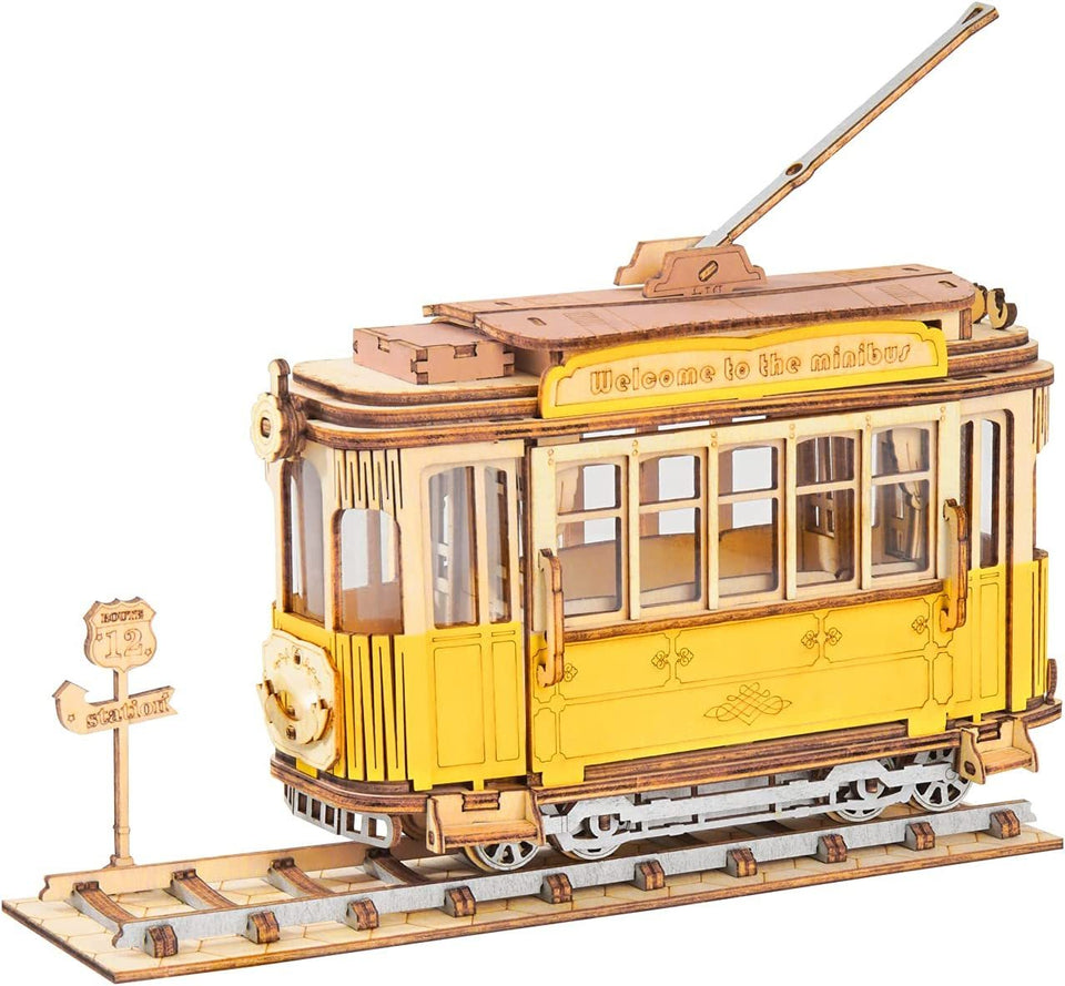 3D Wooden Puzzle Vintage Car/carriage Model
