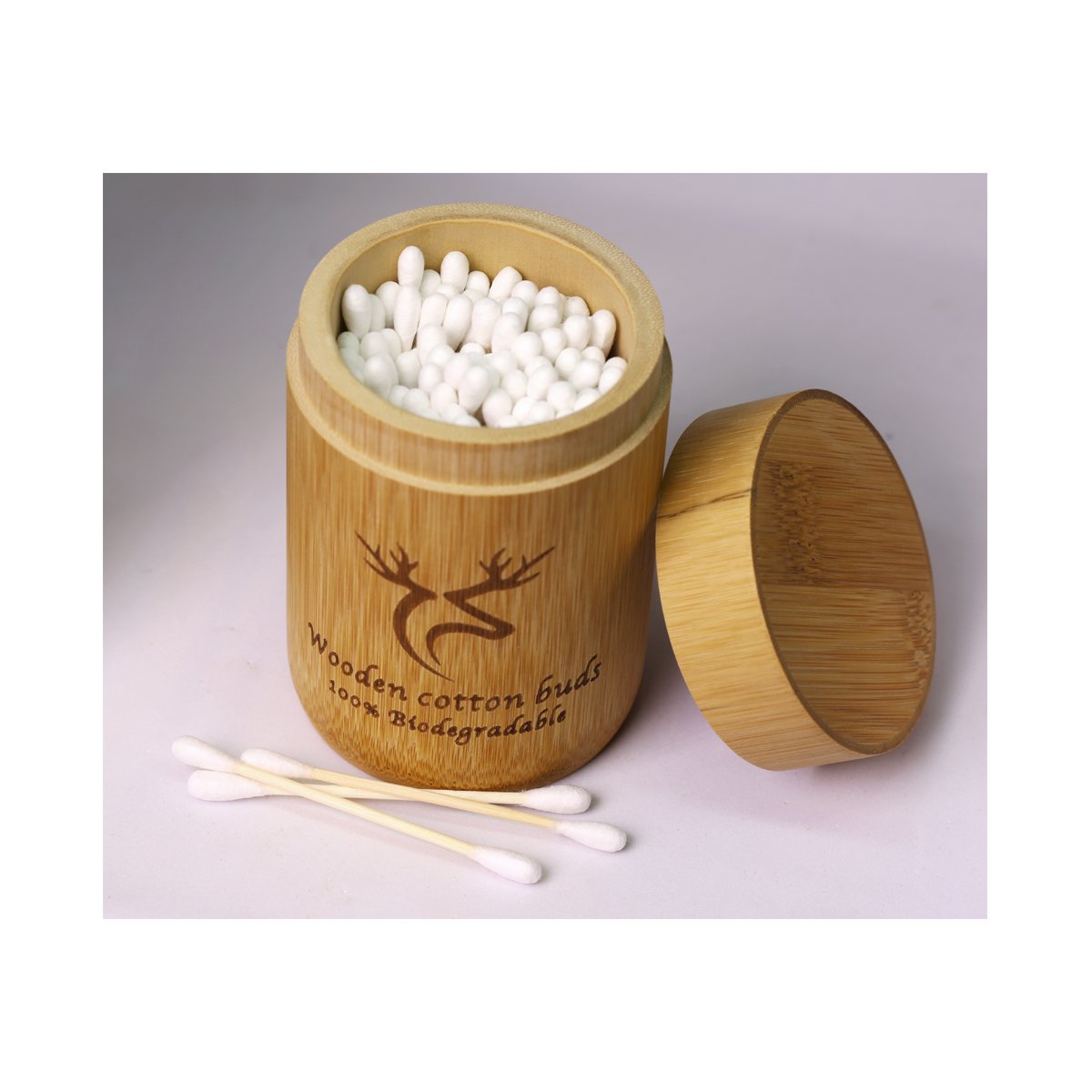 Kings Bamboo Cotton Buds and Case