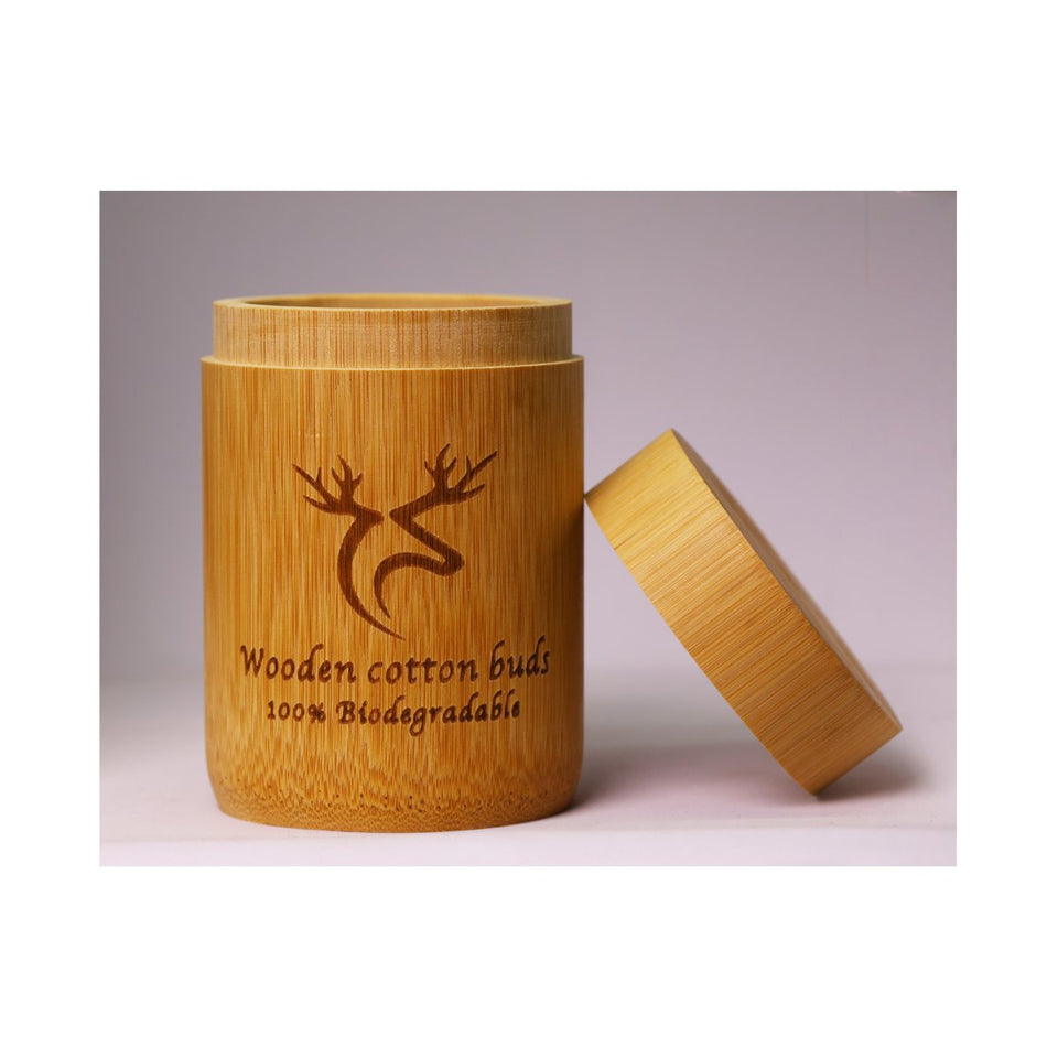 Kings Bamboo Cotton Buds and Case